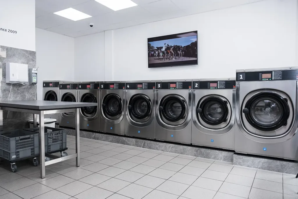 SB Waschsalon Karlsruhe Oststadt Wash&Go moderner Waschsalon